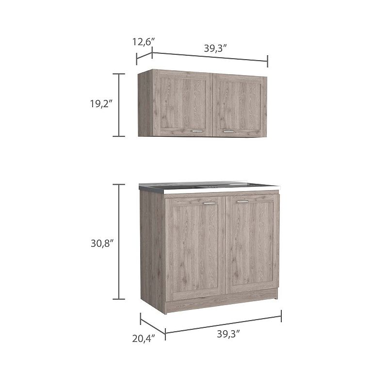 Perseus CabinetSet， Two Parts Set