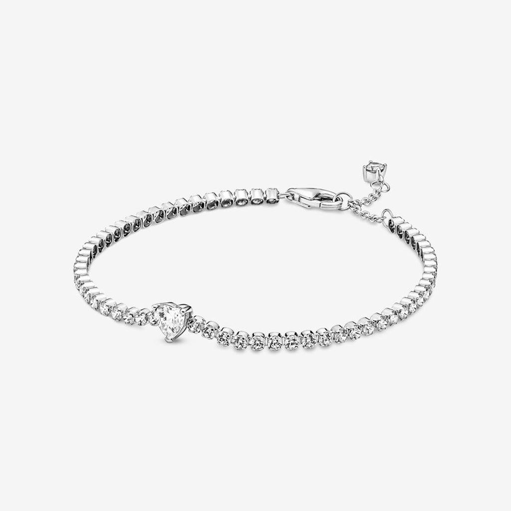 PANDORA  Sparkling Heart Tennis Bracelet