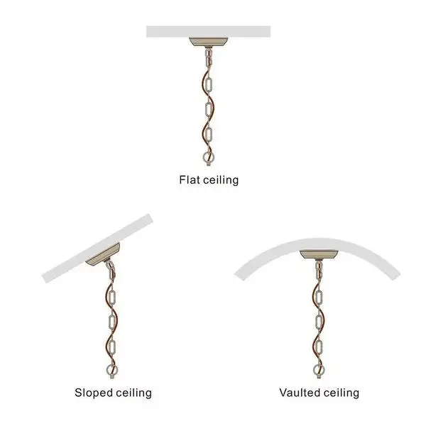 Farmhouse 6-light Nature Distressed Wood French Country Chandelier - D29.5
