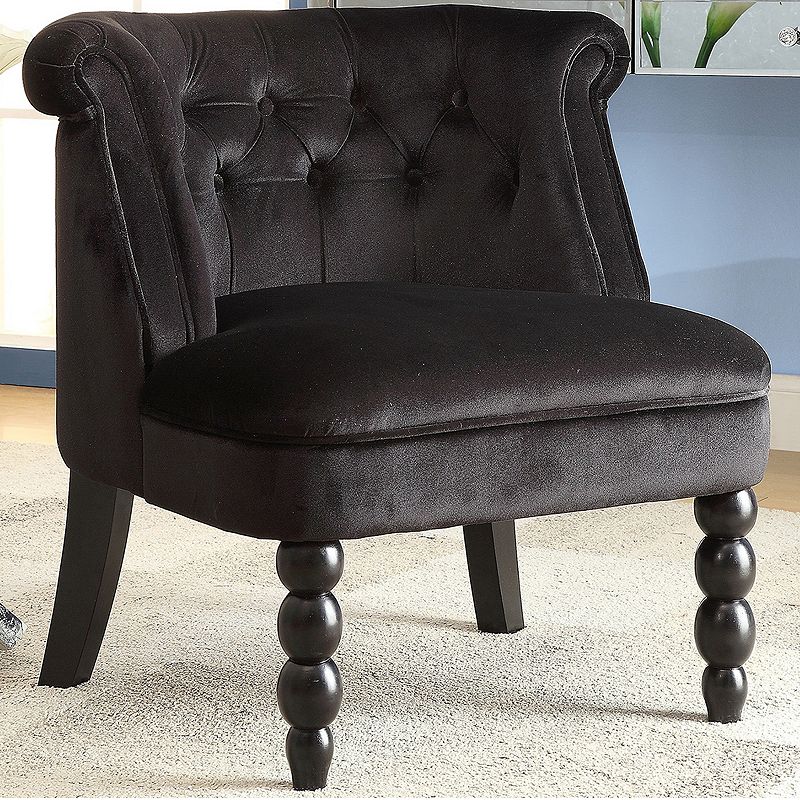 Baxton Studio Flax Tufted Accent Chair