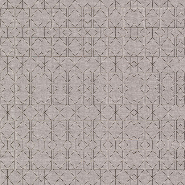 Paititi Silver Diamond Trellis Wallpaper from the Lustre Collection