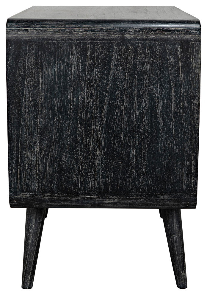 Bart Chest  Cinder Black   Midcentury   Accent Chests And Cabinets   by Noir  Houzz