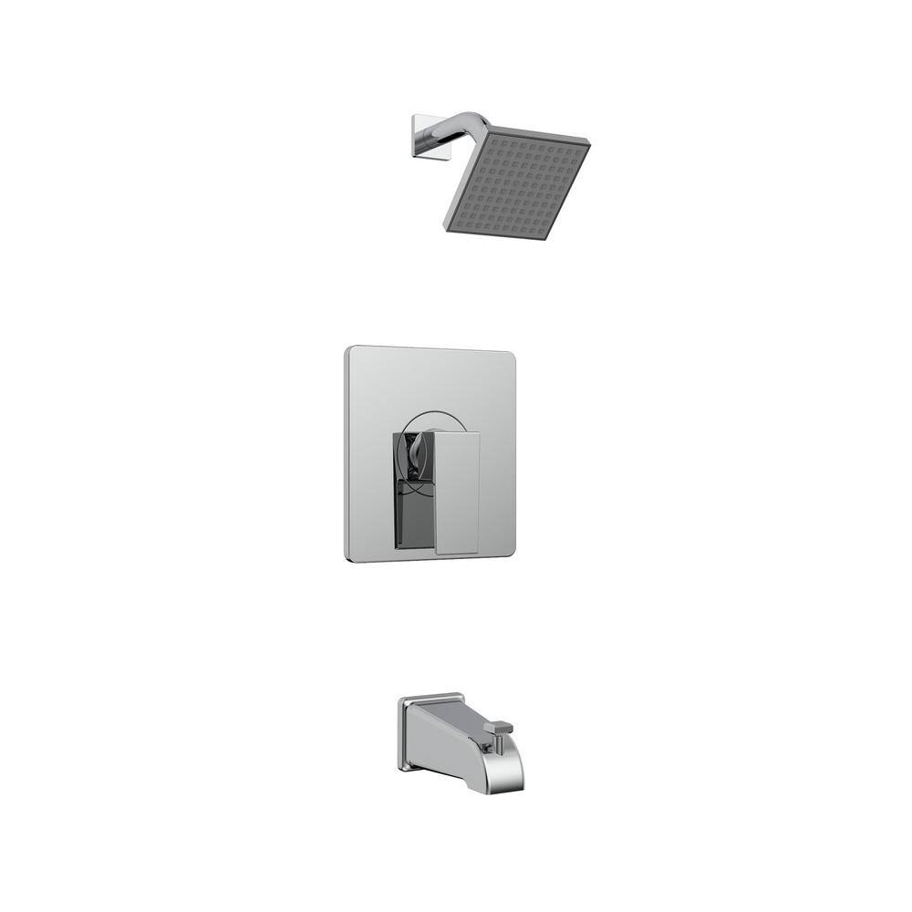 KEENEY Belanger Single-Handle 1-Spray Tub and Shower Faucet in Polished Chrome (Valve Included) QUA90CCP