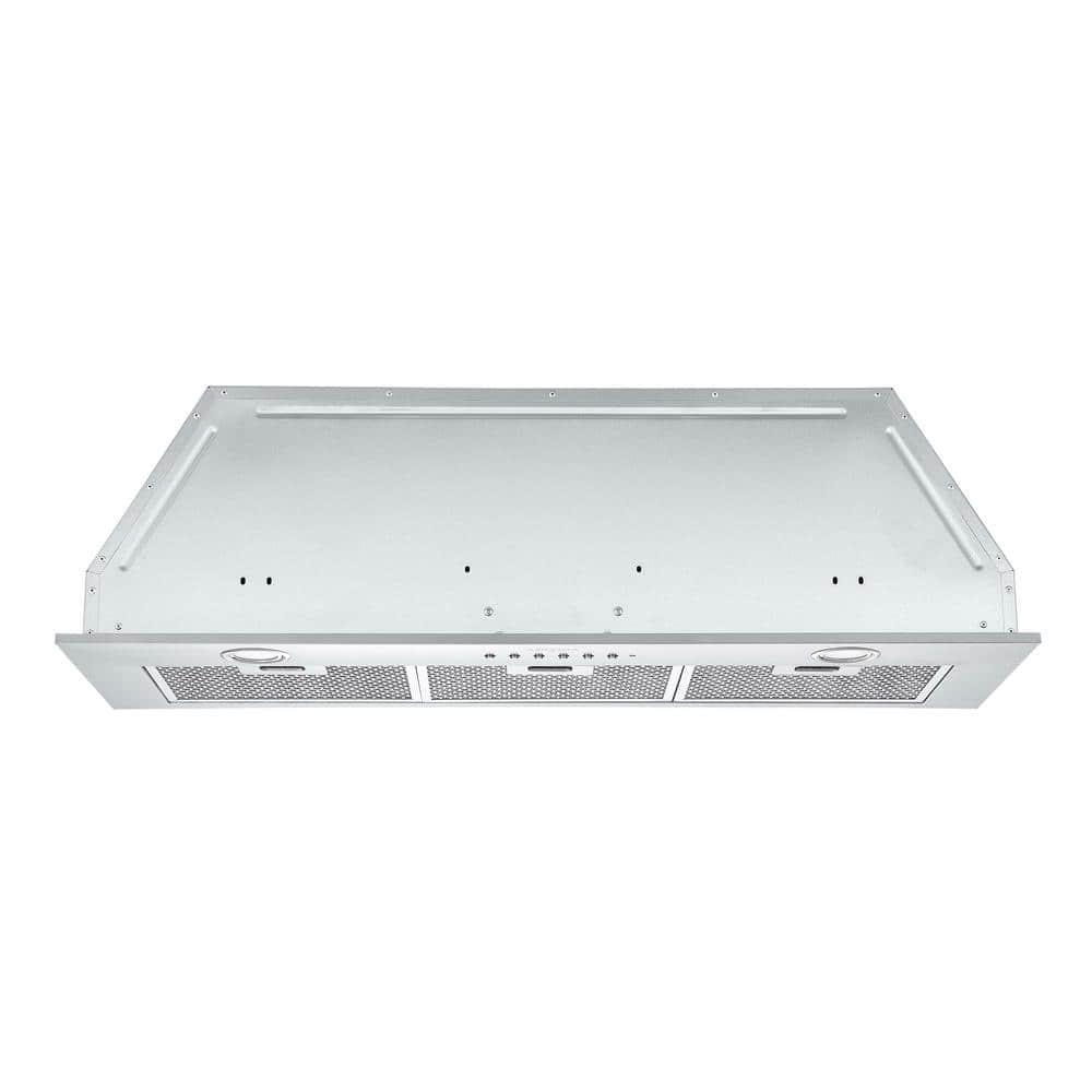 Ancona Inserta III 36 in Ducted Insert Range Hood in Stainless Steel with LED and Night Light Feature