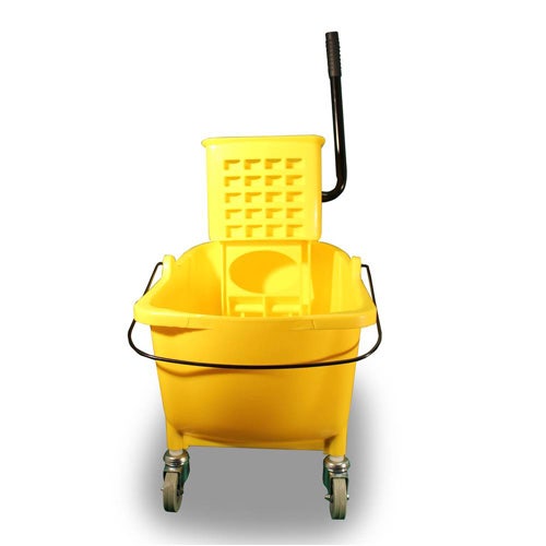 Impact Products 7Y/2636-3Y Combo Sidepress Wringer/Bucket 26-35 Qt 3 Inch Caster Yellow