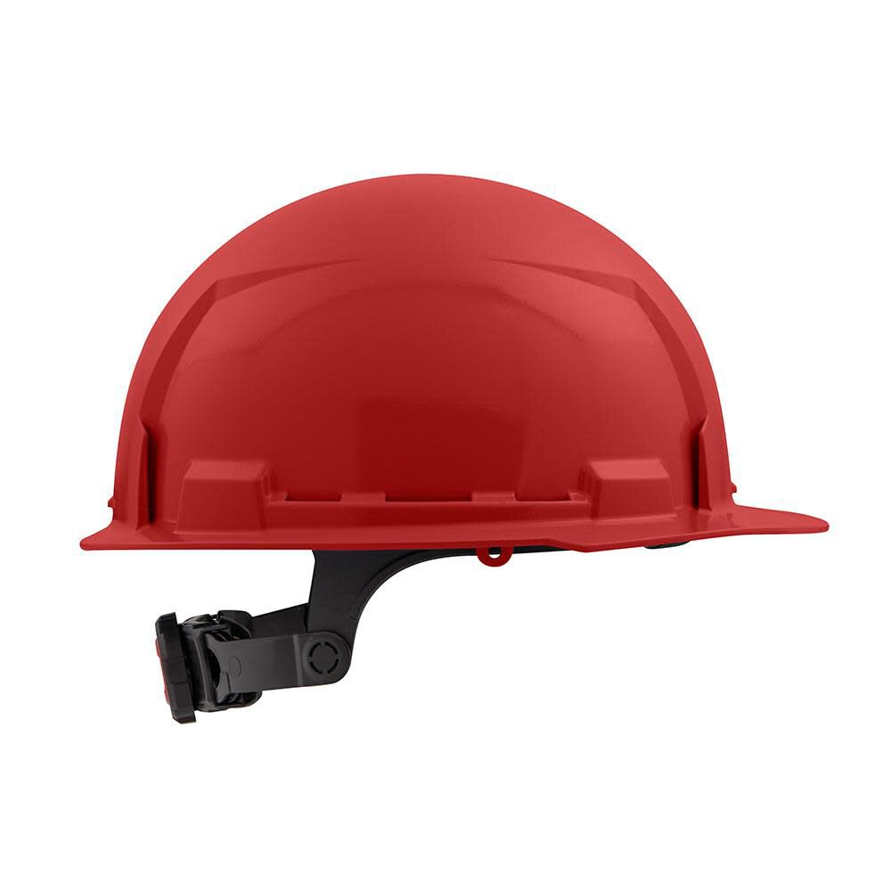 MW Red Front Brim Hard Hat with 6pt Ratcheting Suspension Type 1 Class E 48-73-1128 from MW