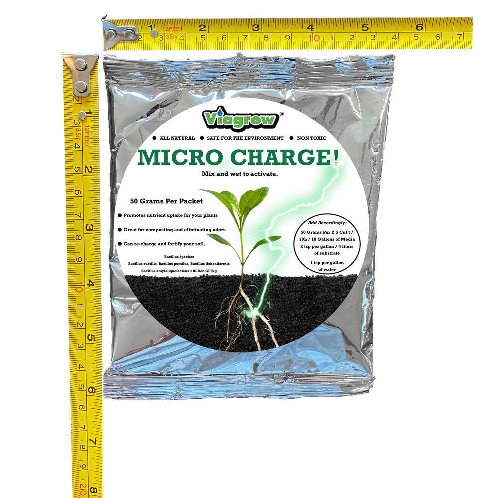 Viagrow 10 oz. Micro Charge50g Per Pack (6-Pack) VMC300