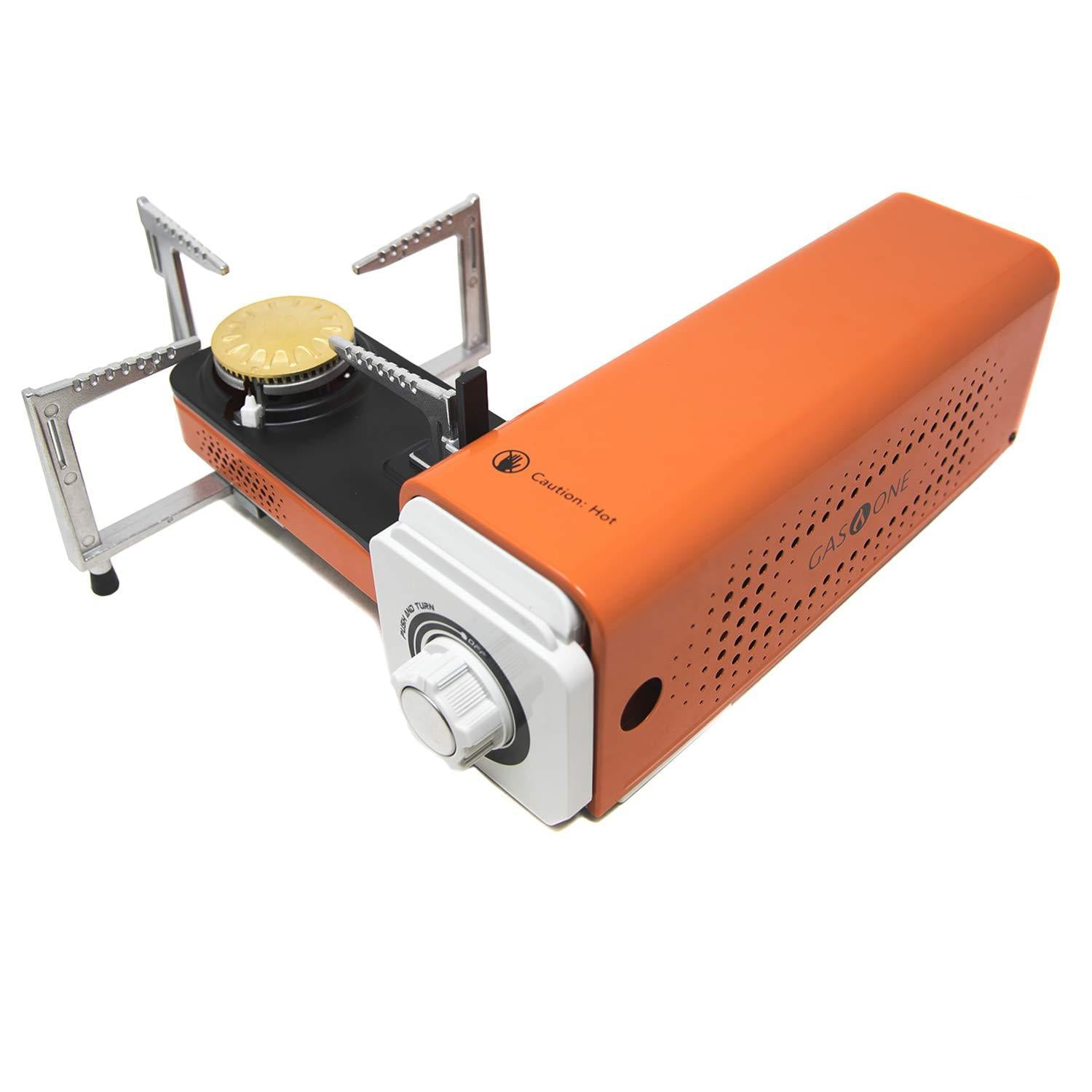 GasOne GS-8300 - Camp Stove Compact Butane Stove with Carrying Case - Foldable Portable Stove