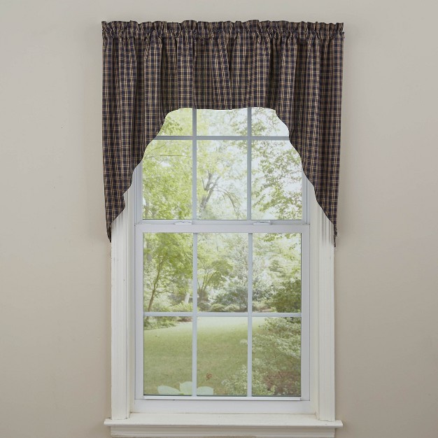 Park Designs Sturbridge Window Swag Navy