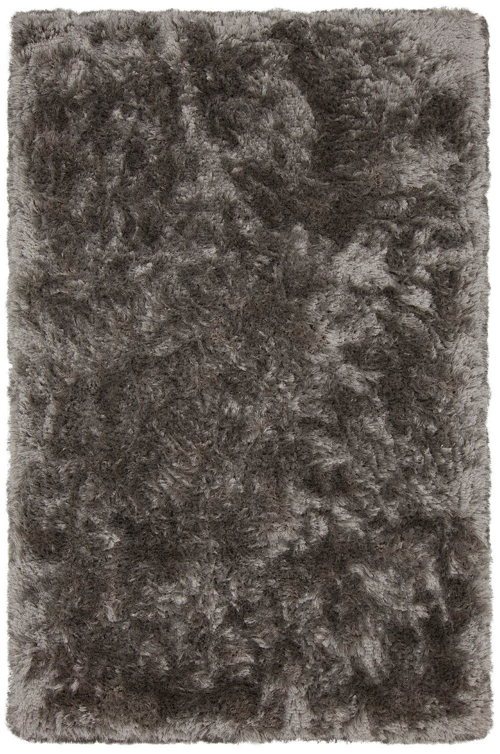 Giulia Grey Hand Woven Shag Rug