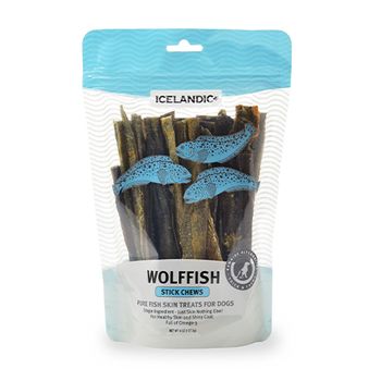 Icelandic+ Wolfish Skin Strips Chews for Dogs