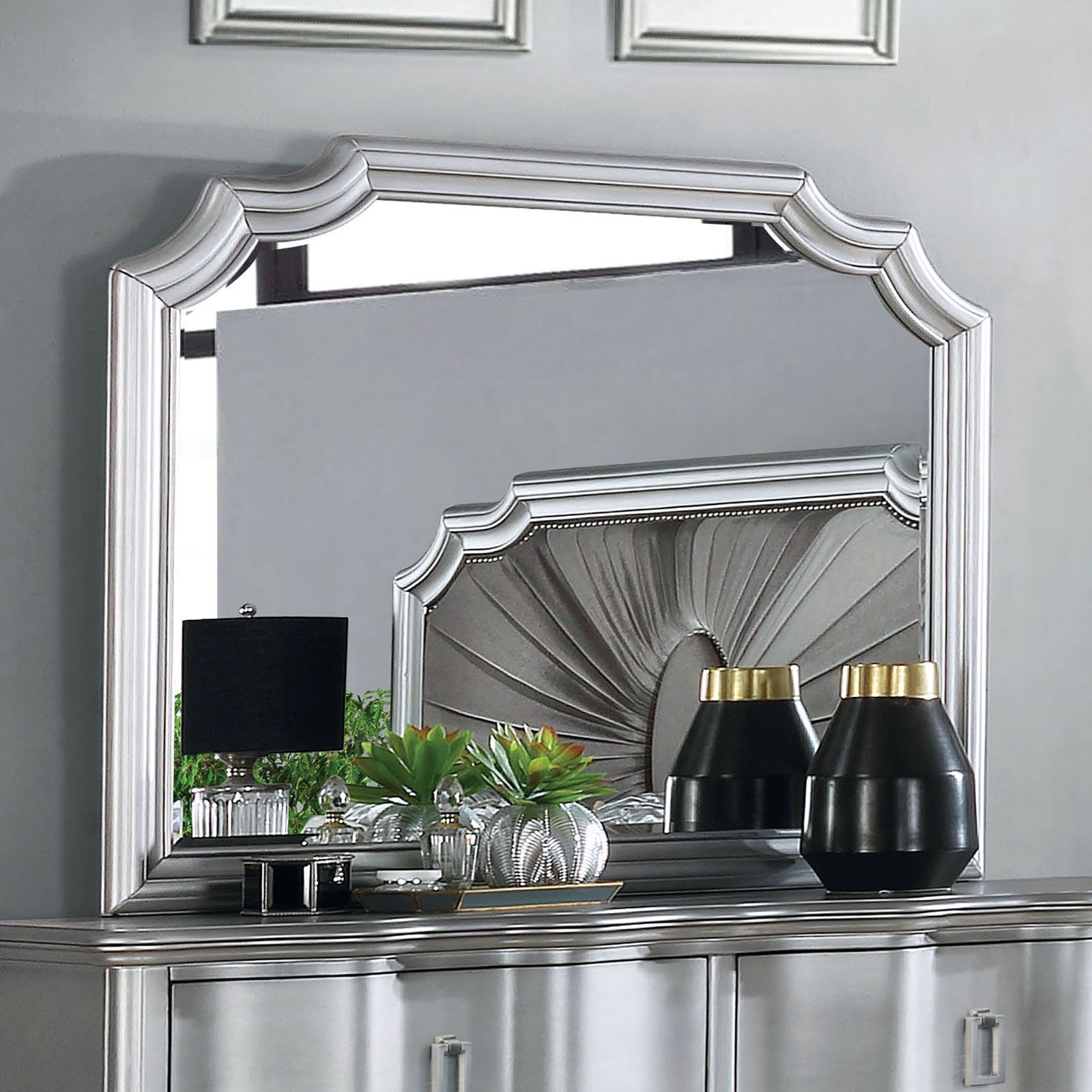 Aalok Mirror  Silver