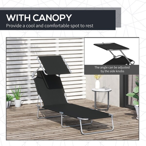 Adjustable Folding Chaise Lounge，Tanning Chair