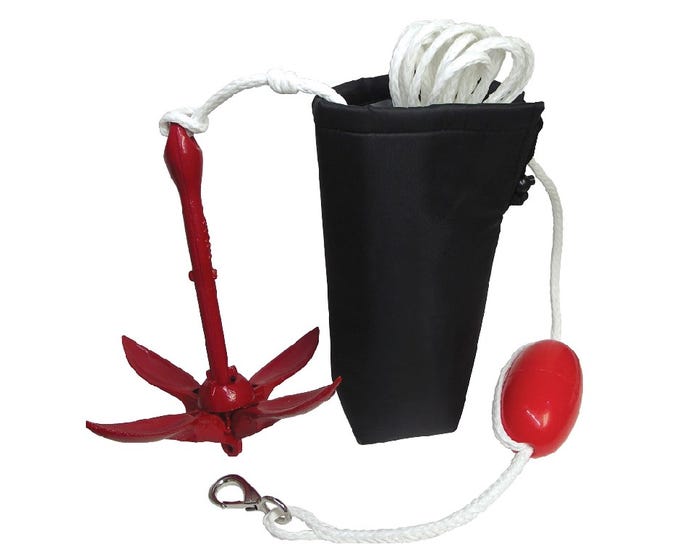 Shoreline Marine Pwc Anchor Kit 3.5Lb  SL50301