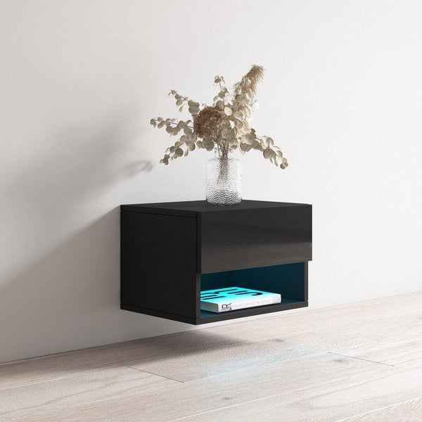 Air Modern Wall-mounted Floating Nightstand - - 35087513