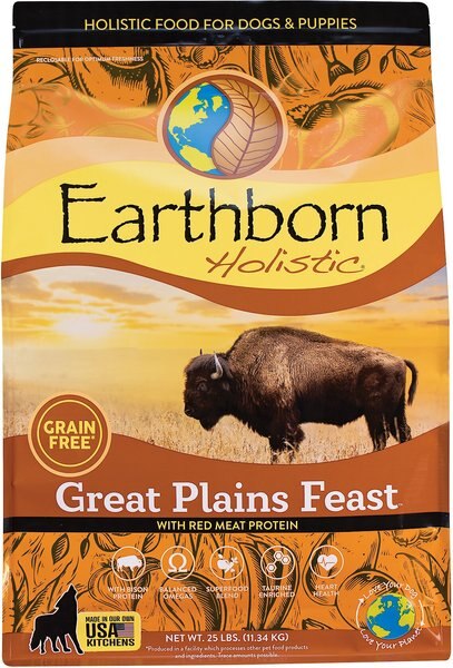 Earthborn Holistic Great Plains Feast Grain-Free Natural Dry Dog Food