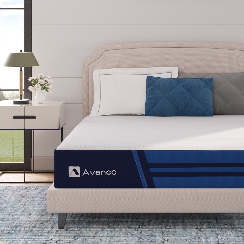 Avenco Mattress in a Box 8 Inch Bed Hybrid Mattress Gel Memory Foam and Pocket Spring