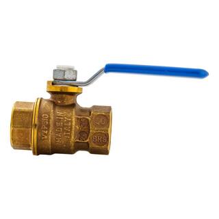 Everbilt 12 in. Brass FPT Full Port Threaded Ball Valve 107-403EB