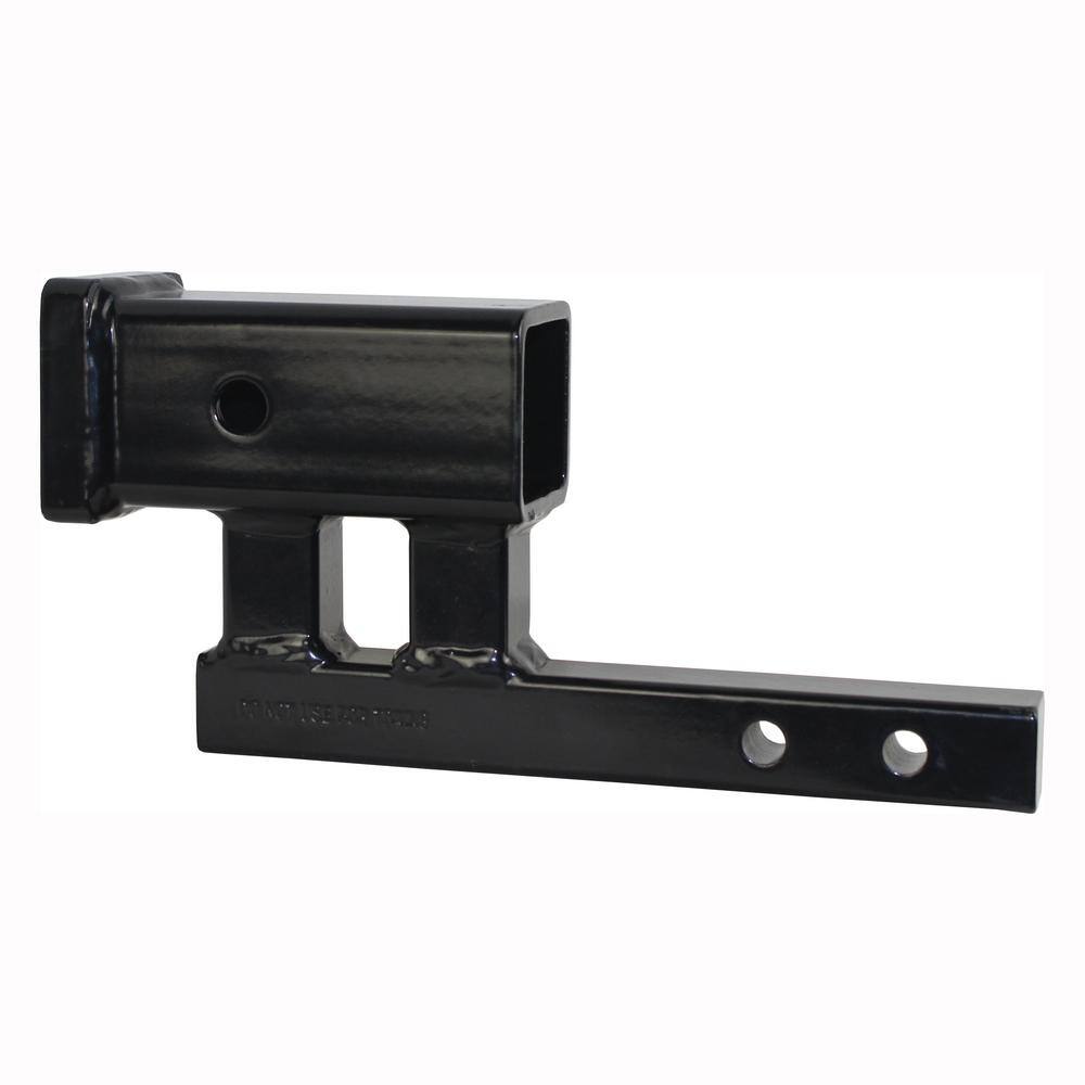 MaxxHaul Hitch Adapter with 4 in. Rise and 3-38 in. Drop for Class I and II Receivers 80875