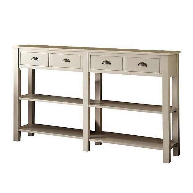 Console Table Cream Acme Furniture