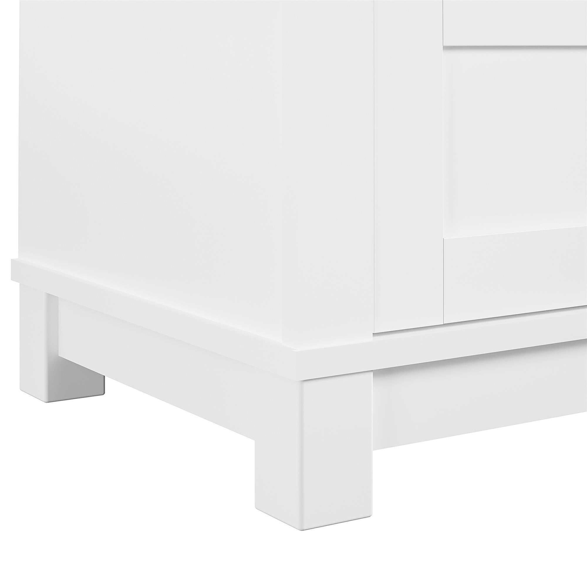 Ameriwood Home Bay Hills 6 Drawer Dresser, White