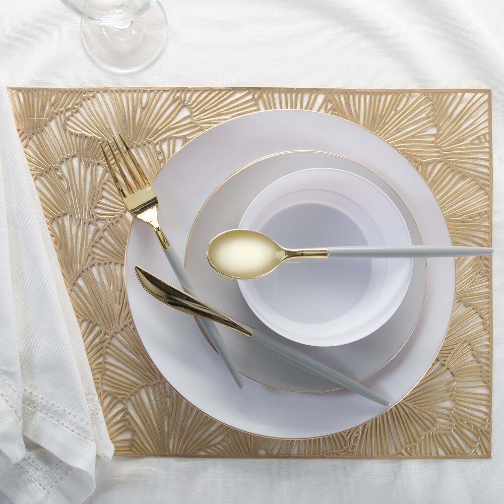 Home Details 4 Pack Shell Laser Cut Placemat