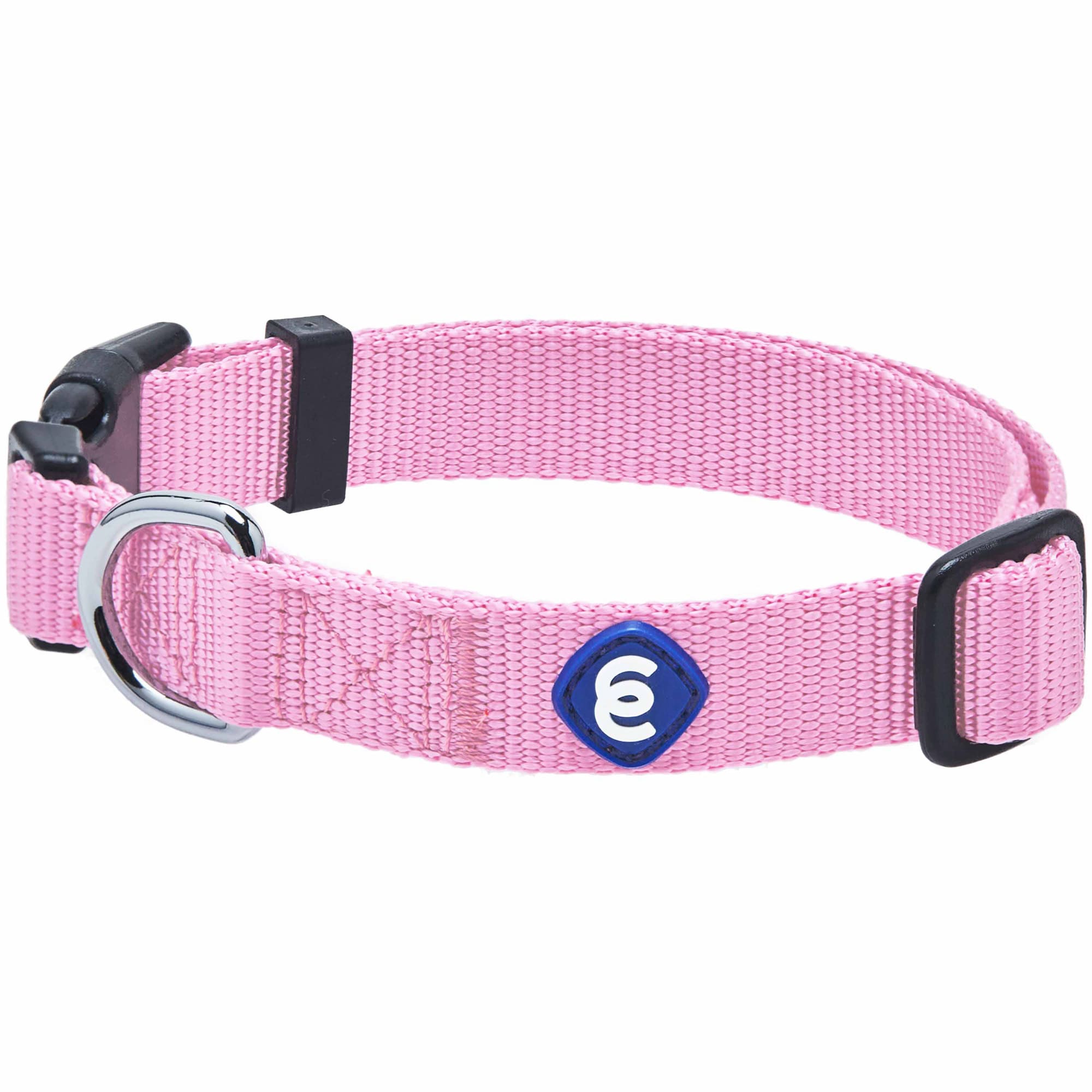 Blueberry Pet Fuchsia Pink Classic Nylon Adjustable Dog Collar， Small