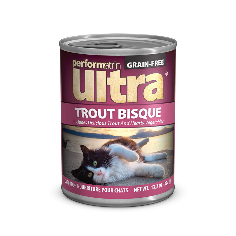 Grain-Free Trout Bisque Cat Food 13.2oz-12Pack