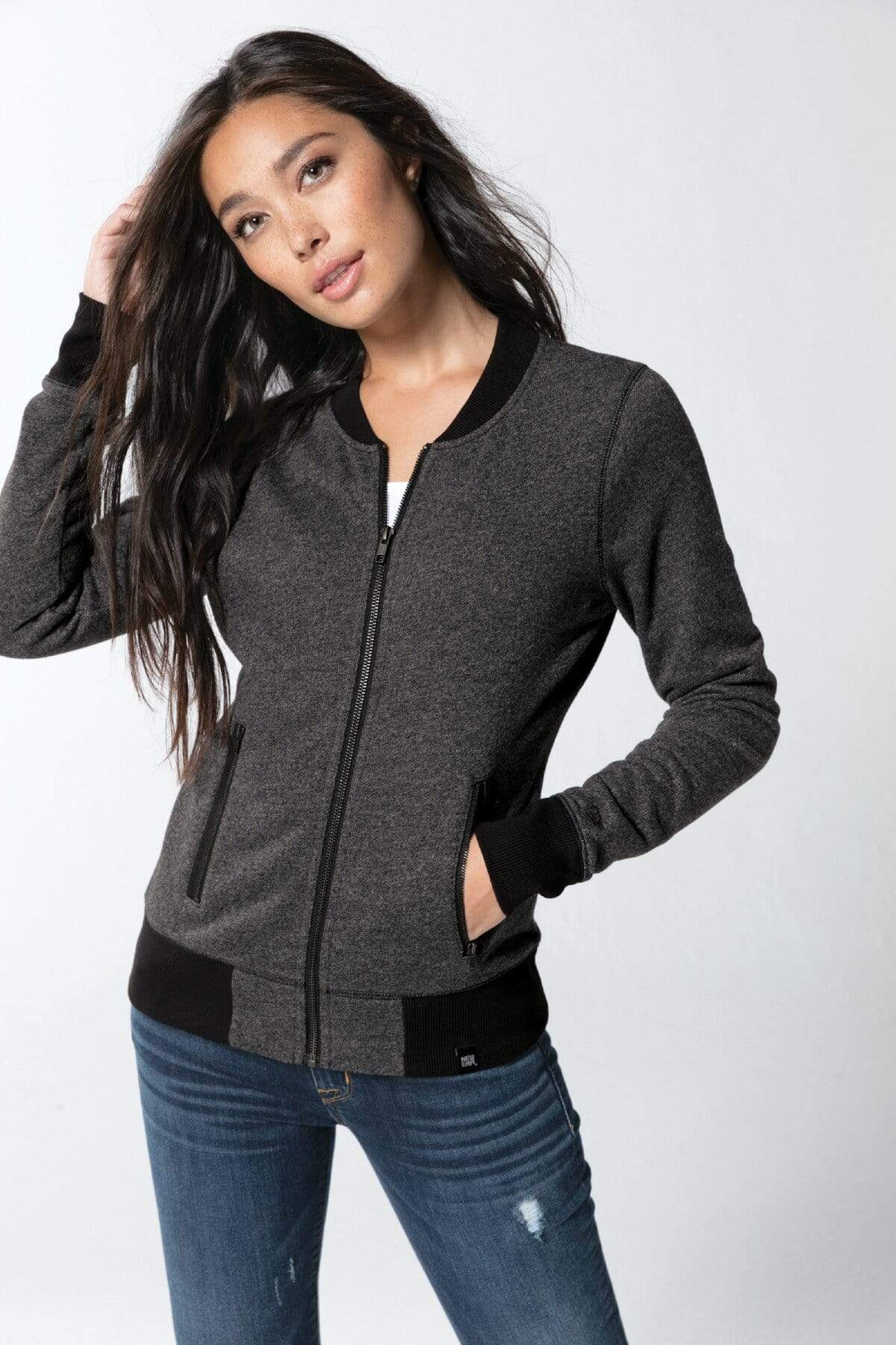 New Era Ladies French Terry Full-Zip