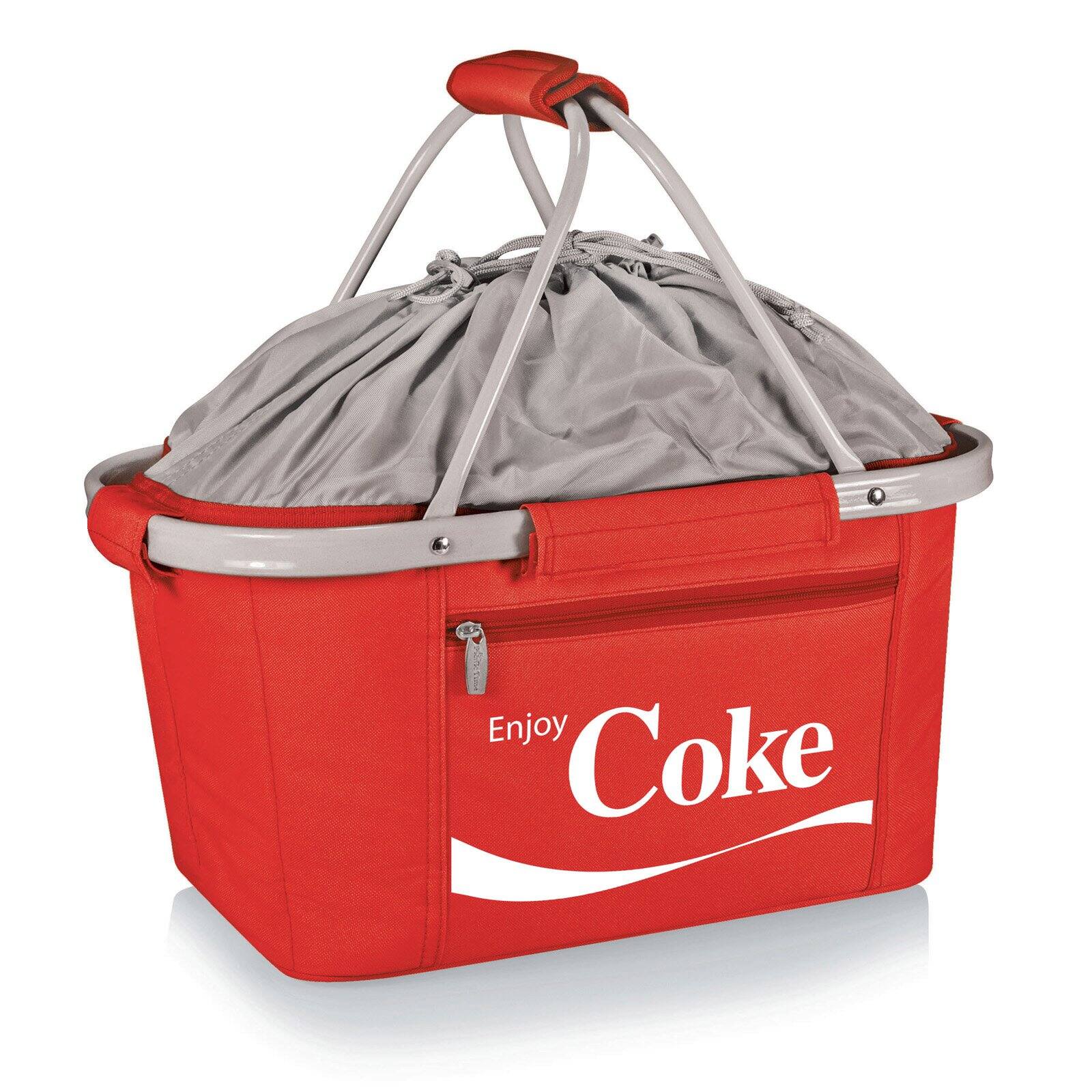 Picnic Time Coca-Cola Metro Basket Collapsible Cooler Tote