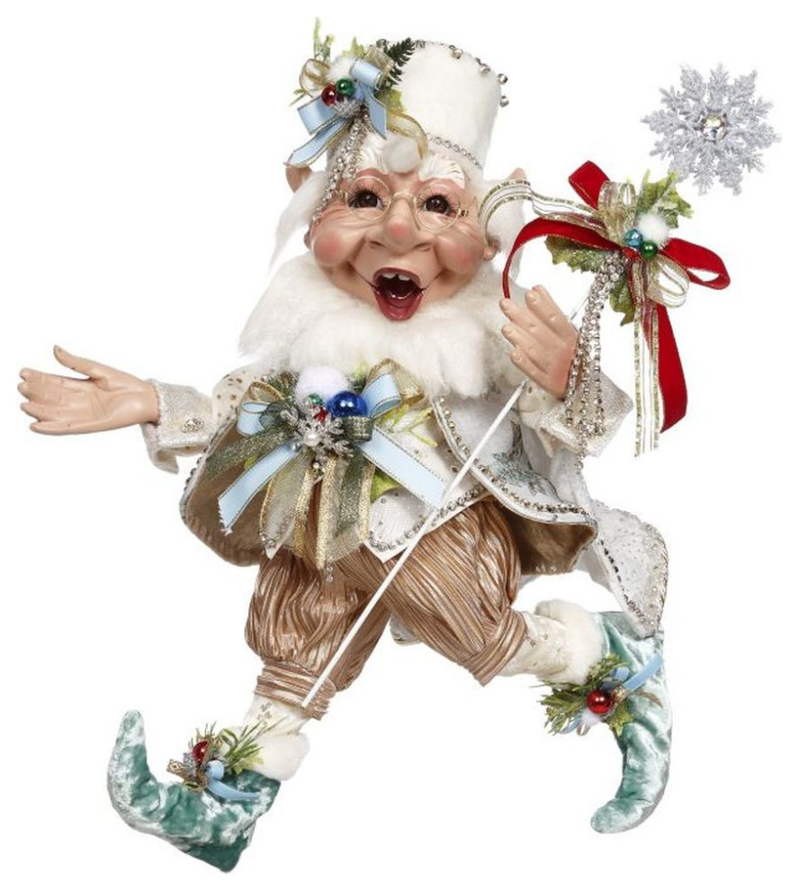 Mark Roberts Christmas 2022 Let It Snow Elf   Contemporary   Holiday Accents And Figurines   by Silver  ampCrystal Gallery  Houzz