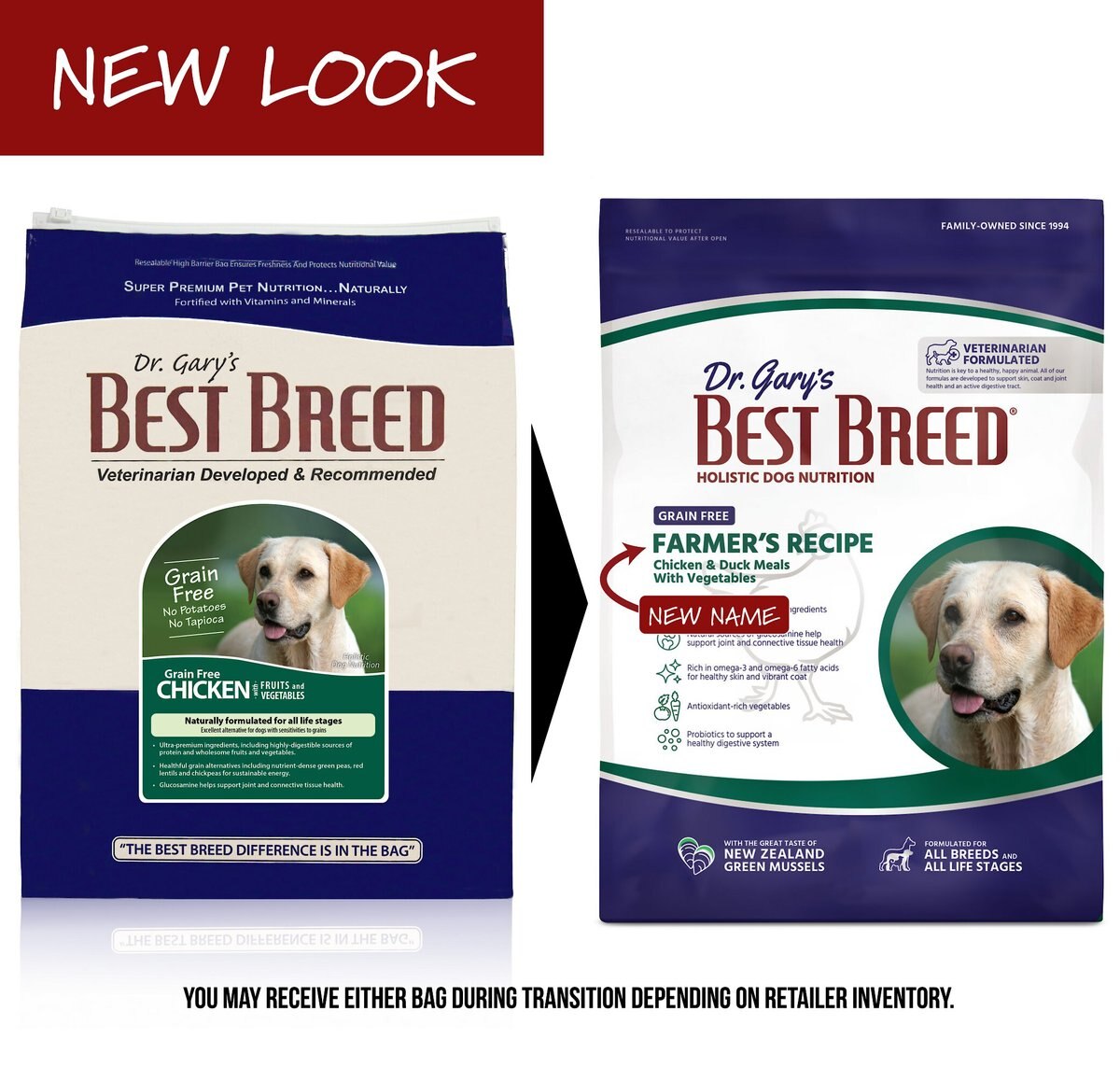 Dr. Gary's Best Breed Holistic Grain-Free Chicken with Fruits and Vegetables Dry Dog Food