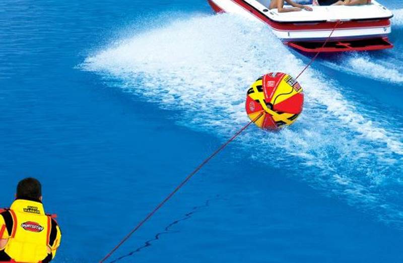 Airhead SPORTSSTUFF 53-2030 Boat Tubing Towable 4K Booster Ball Towing System