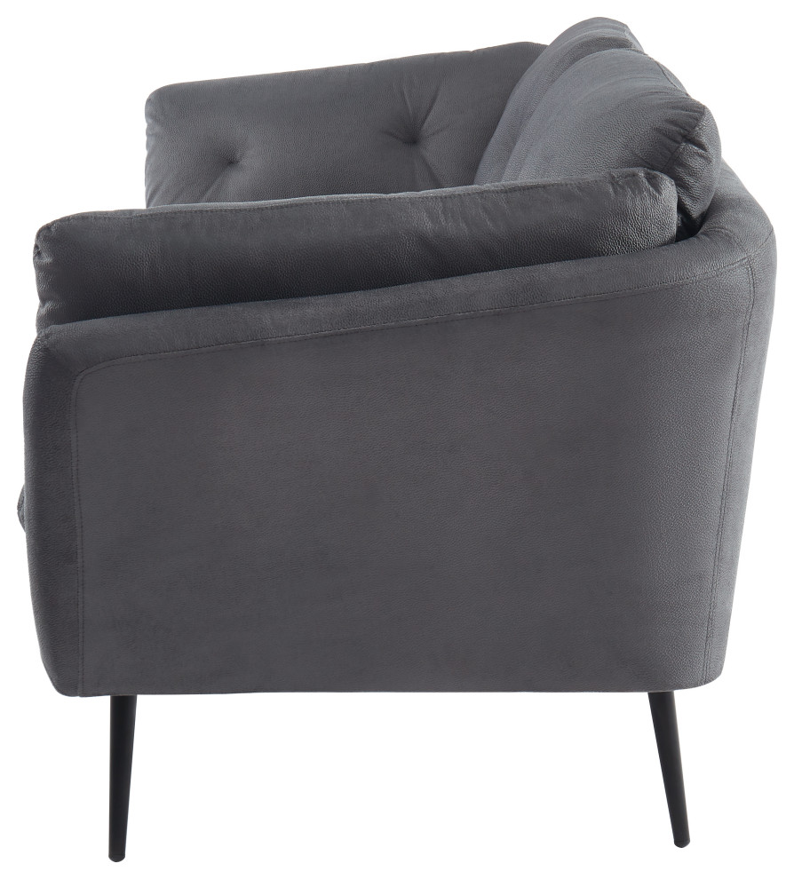 Divani Casa Cody Modern Gray Fabric Sofa   Midcentury   Sofas   by Vig Furniture Inc.  Houzz