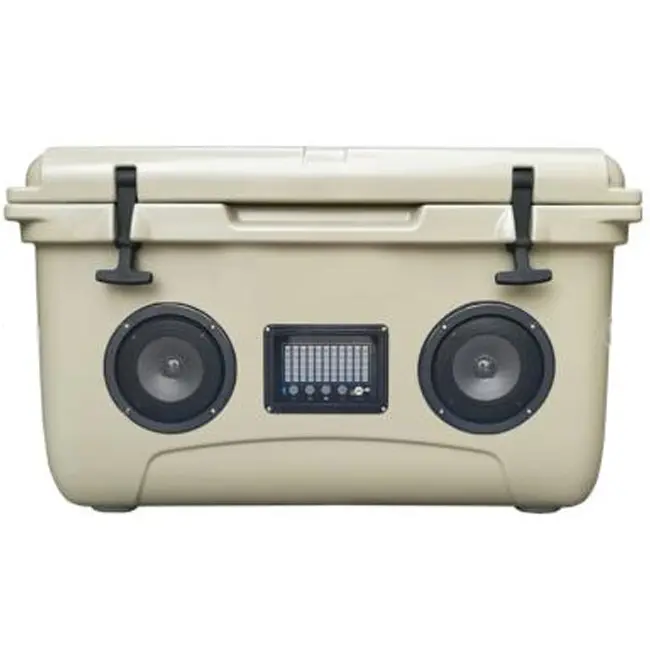 2023 Customized branded rotomolded campng ice cooler with bluetooth speaker