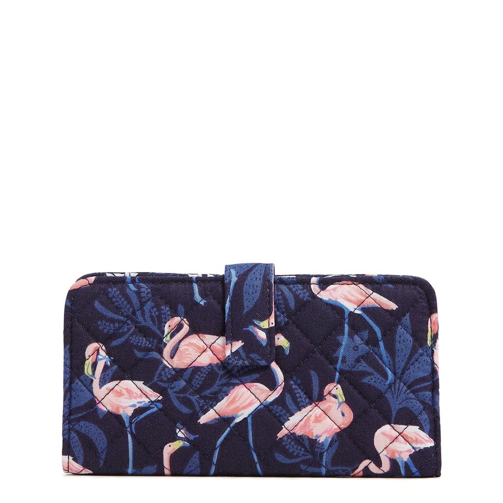 Vera Bradley  RFID Finley Wallet in Flamingo Party