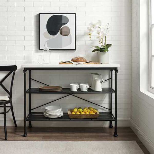 Madeleine Matte Black Console