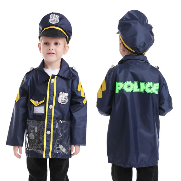 TOPTIE Police Costume for Kids  Christmas Role Pla...