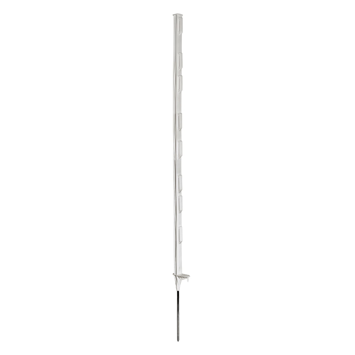 Expert Gardener Step-in Post, White, 48"