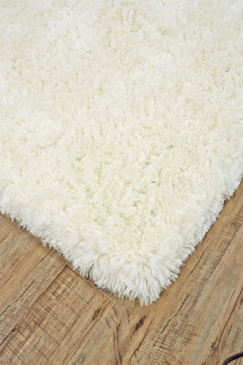 Roux Hand Tufted Ivory and White Rug by BD Fine