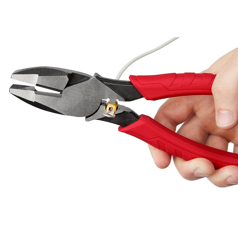 Milwaukee 9 in. High Leverage Lineman's Pliers with Crimper 48-22-6100 from Milwaukee