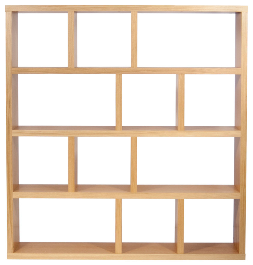 Tema Berlin 4 Levels 150 Wood Bookcase   Transitional   Bookcases   by Ella Modern  Houzz