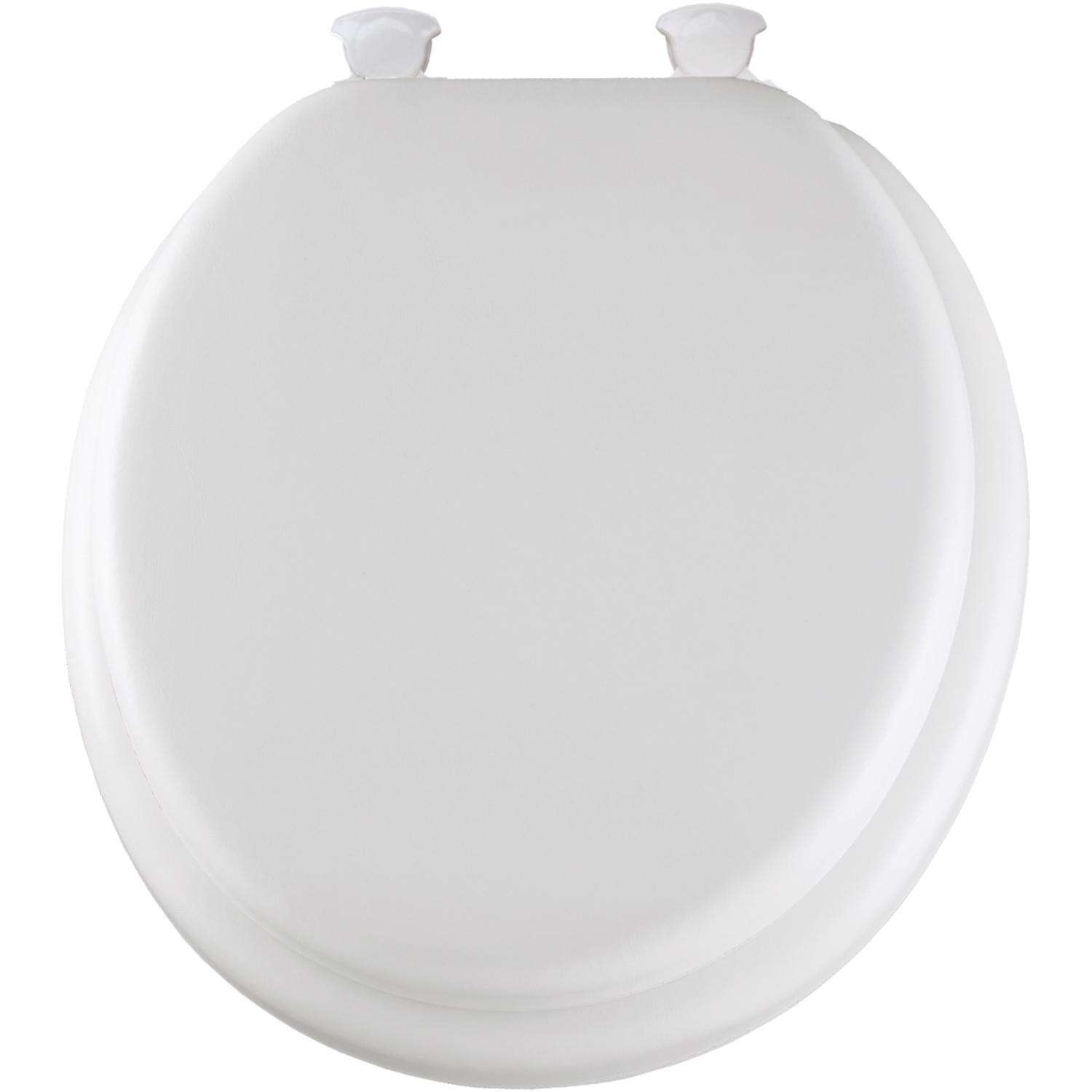 Mayfair by Bemis Eden Round White Soft Toilet Seat