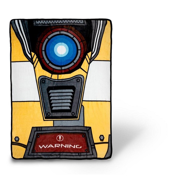 Just Funky Borderlands Claptrap Fleece Throw Blanket 45 X 60 inches