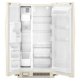 Whirlpool 36 in. 24.6 cu. ft. Side by Side Refrigerator in Biscuit WRS315SDHT