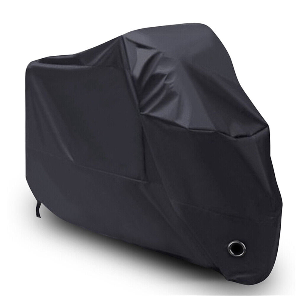 JLLOM Motorcycle Cover Waterproof Heavy Duty with Lock-Holes and Storage Bag for Outside Storage UV resistant 3XL