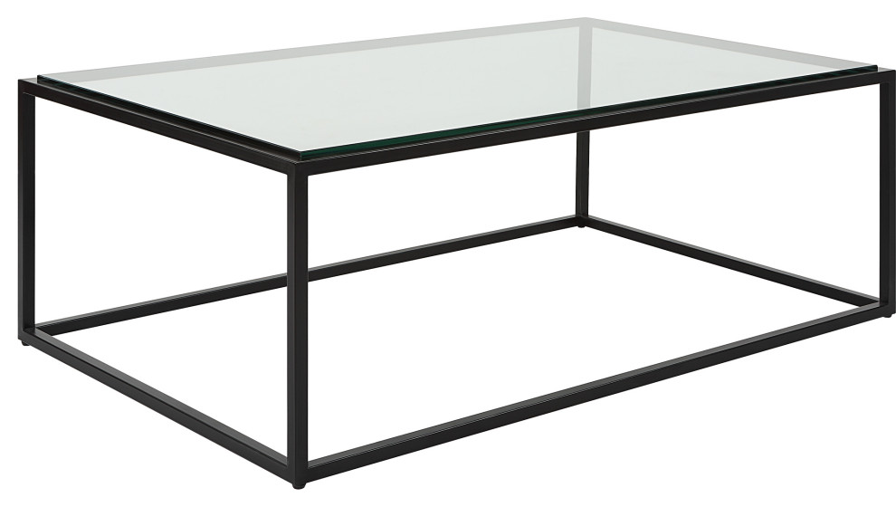 Bravura Black Coffee Table   Transitional   Coffee Tables   by Ownax  Houzz