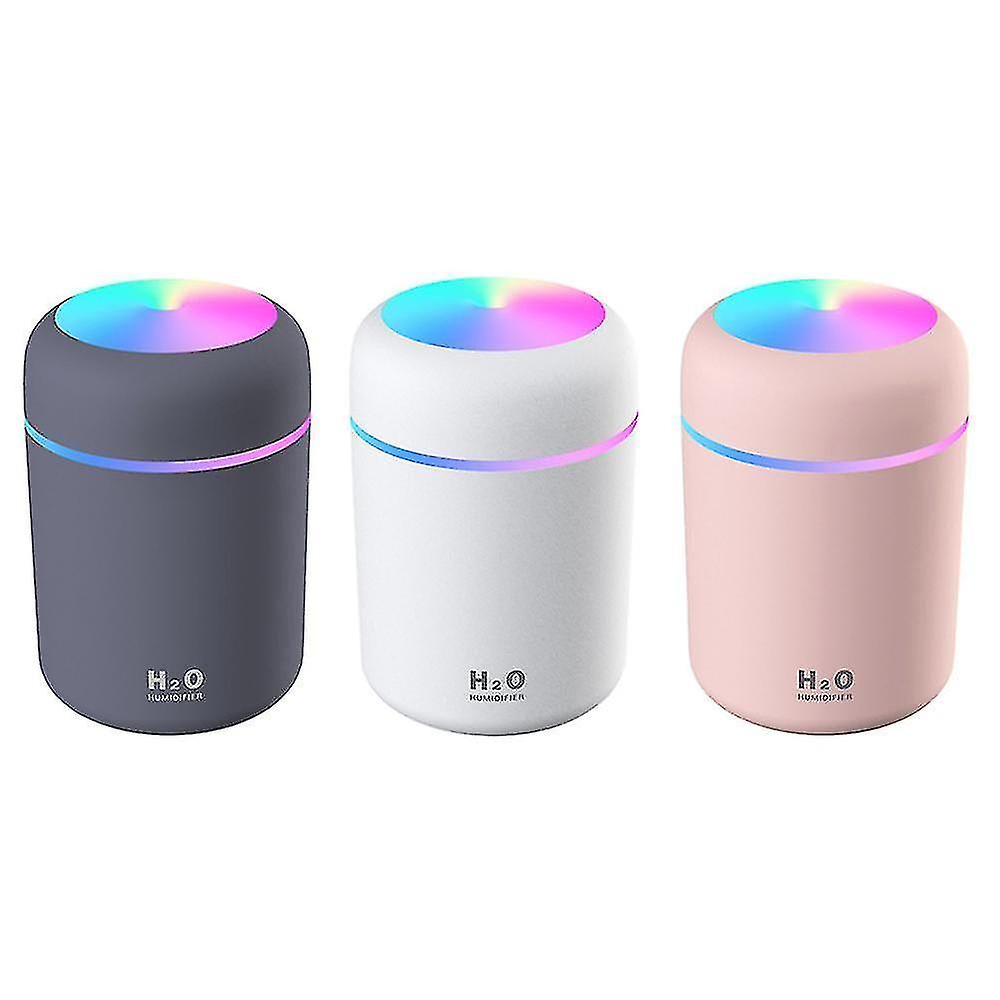 Portable Mini Humidifier 300ml Small Cool Mist Humidifiers With Night