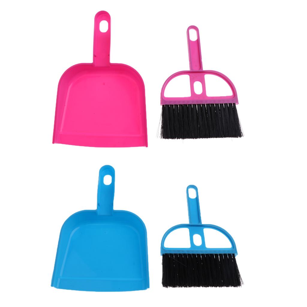 Cat Litter 1 Set Suit-Small Brush Dustpan Pet Cleaning Products Red