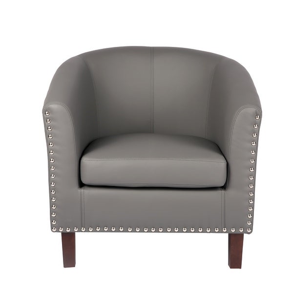 Carson Carrington Junsele PU Leather Accent Club Chair